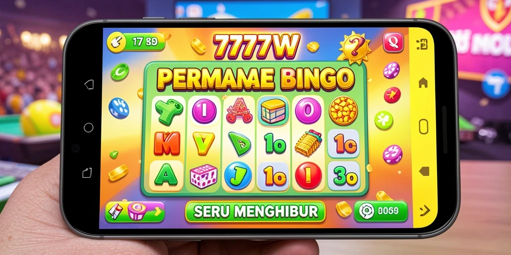 Gameplay Bingo yang menarik dan penuh warna di 7777W.