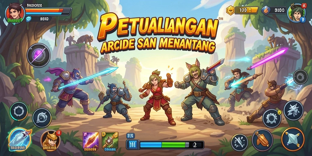 Gameplay 8II yang seru dengan grafis menawan.
