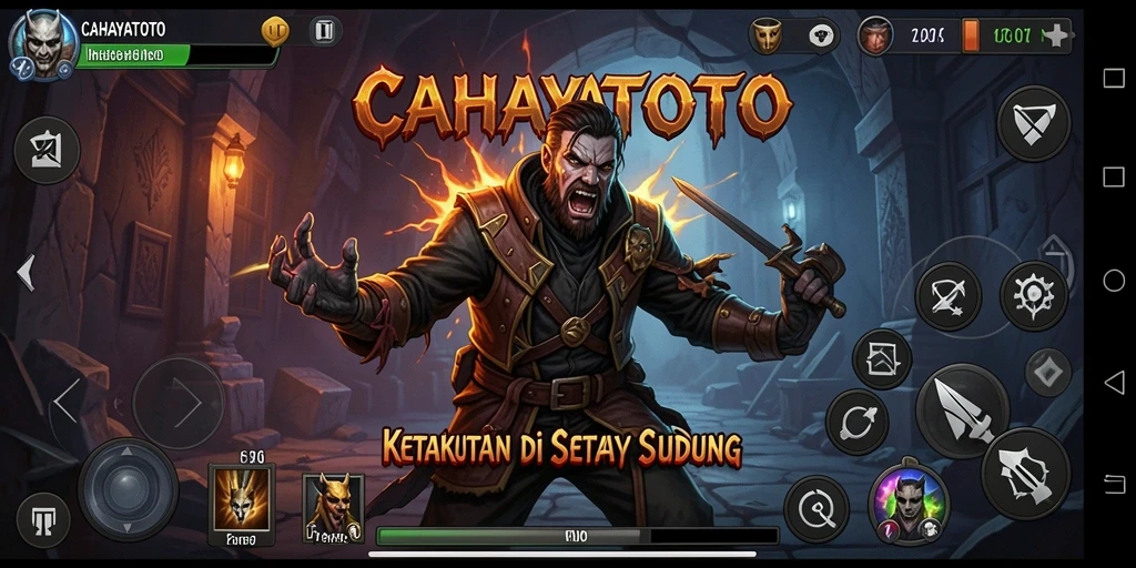 Tampilan gameplay menegangkan dari CAHAYATOTO yang penuh kengerian.
