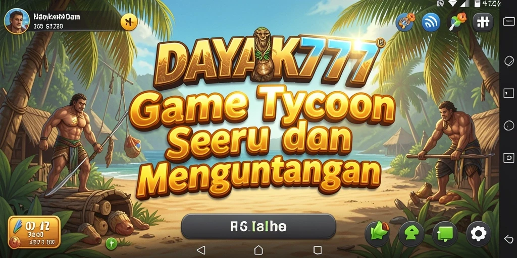 Tampilan gameplay DAYAK777 yang menarik dan seru.