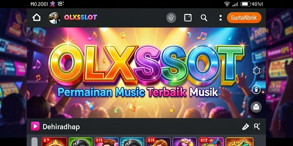 Tampilan gameplay OLXSLOT dengan berbagai pilihan lagu dan level menarik.
