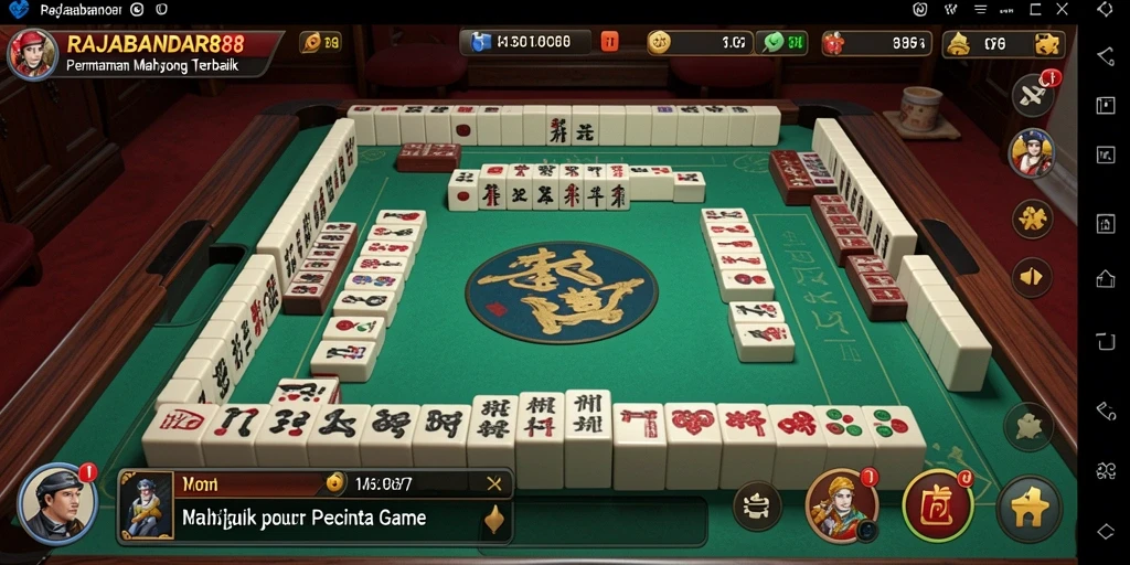 Gameplay Mahjong yang seru dan menantang di RAJABANDAR88.