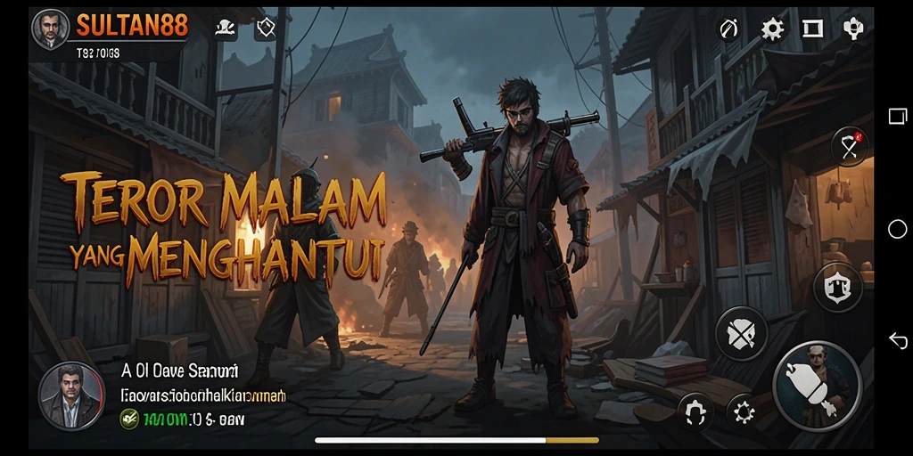 Screenshot utama SULTAN88 menampilkan suasana menyeramkan dari gameplay Horror.