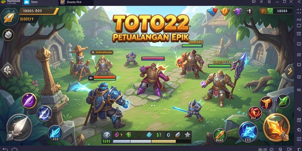 Screenshot dari gameplay menampilkan aksi seru dalam RPG.