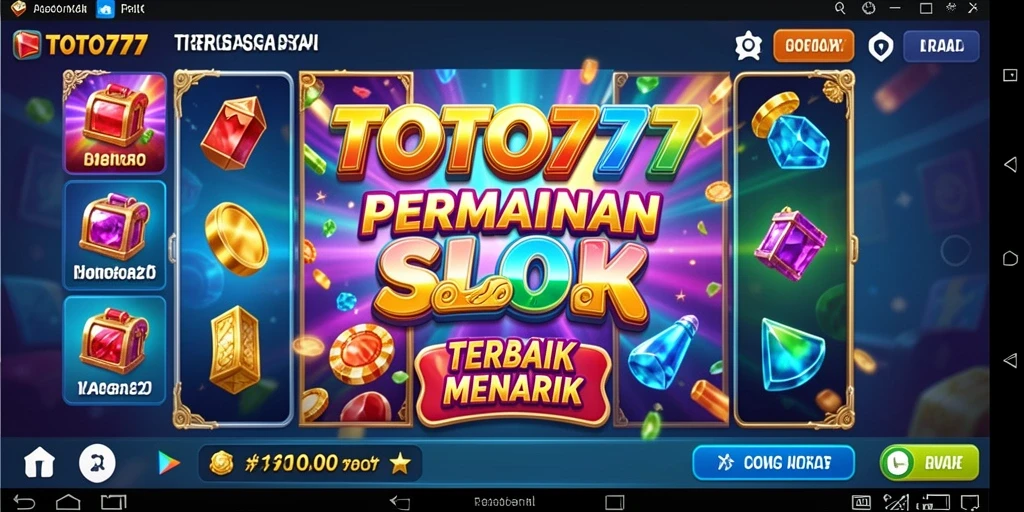 Tampilan menarik dari permainan Slot TOTO777 saat beraksi.